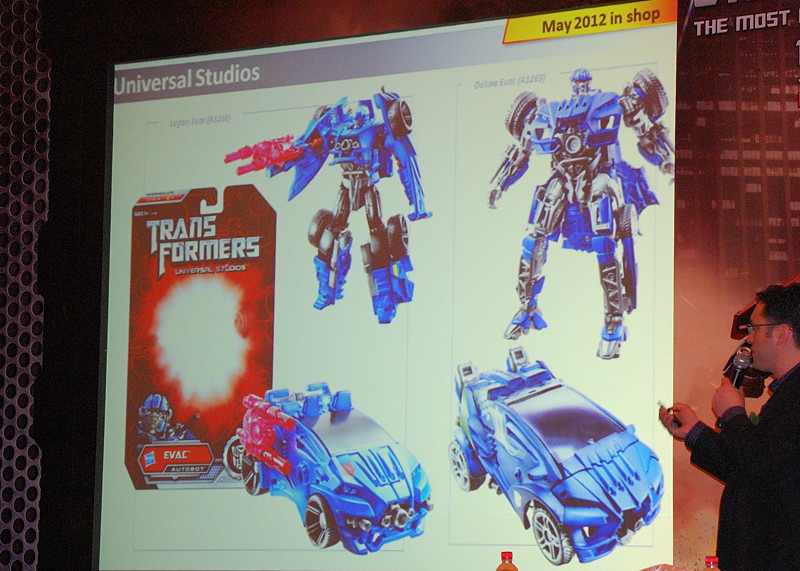 New Images of Transformers: The Ride's Evac Cyververse and Deluxe