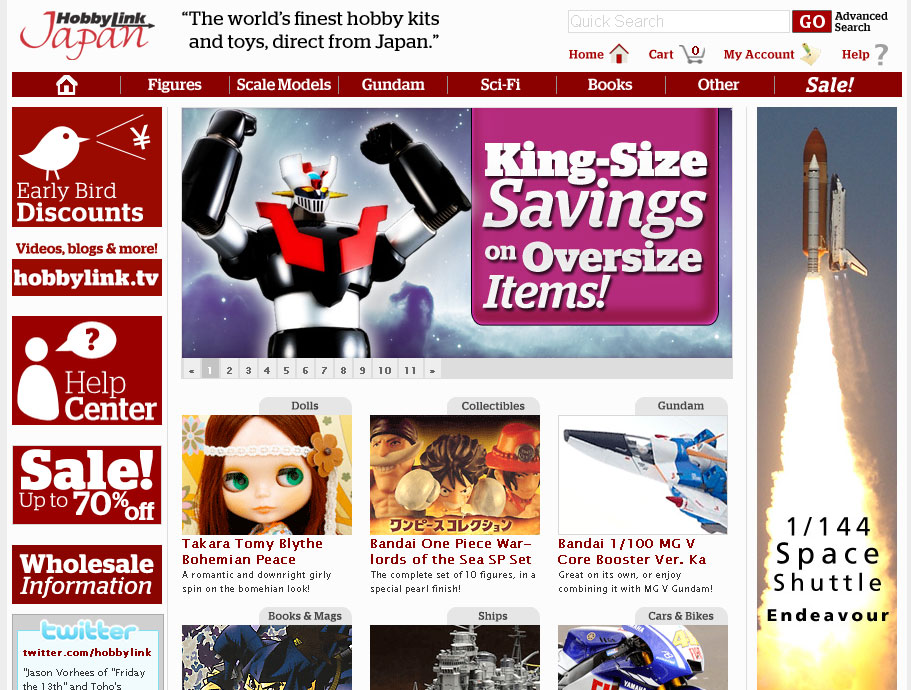 HobbyLinkJapan.com: FedEx Express Shipping 50% Off!