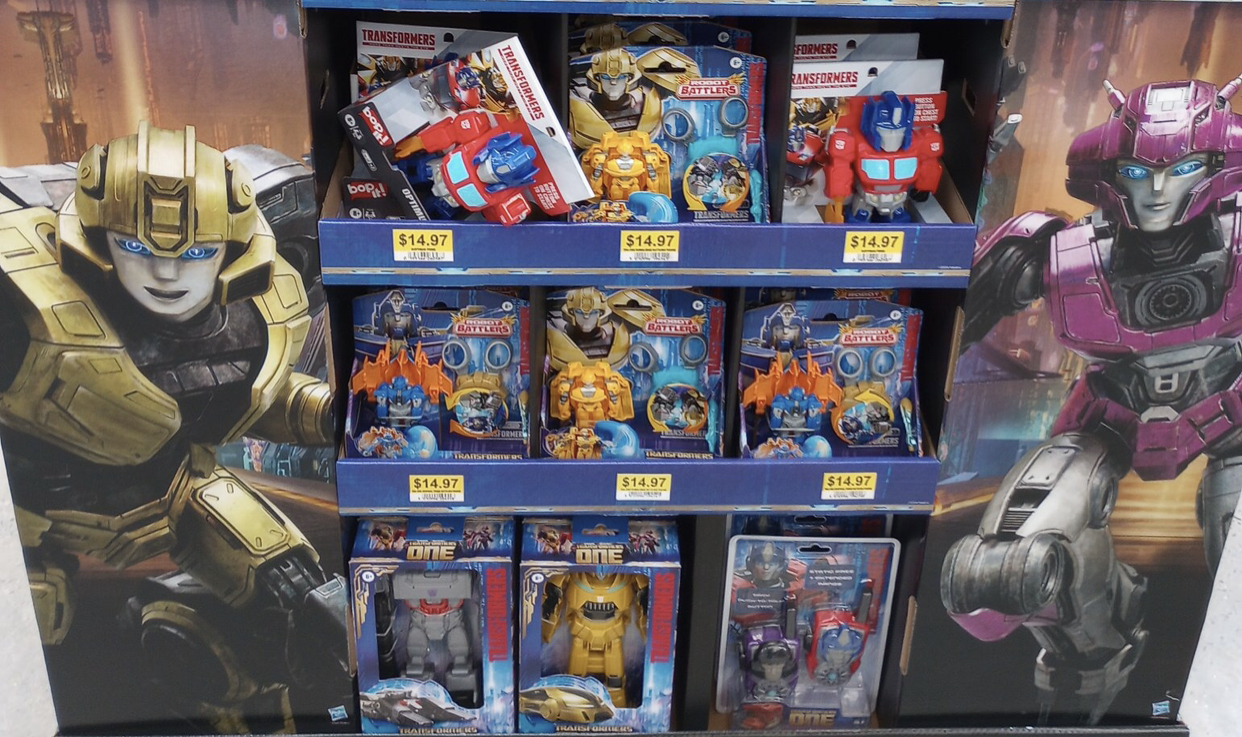 Transformers One Toyline Rolls into Walmart with Standee and New Products
