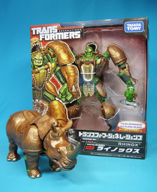 New Images of Takara Tomy Transformers Generatins TG-30 Waspinator and TG-31 Rhinox