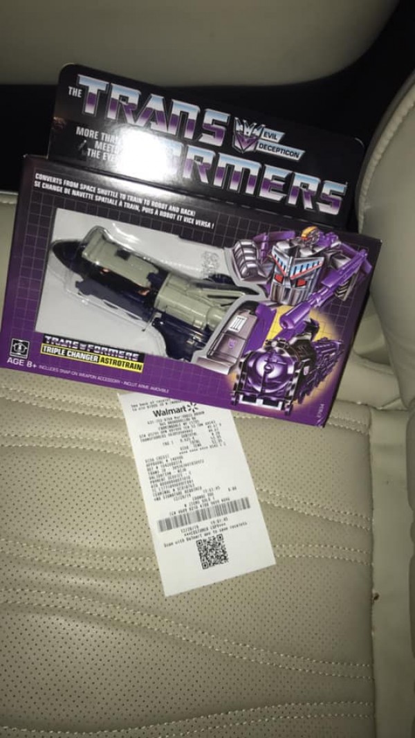 Walmart G1 Astrotrain Reissue Found in US for $50