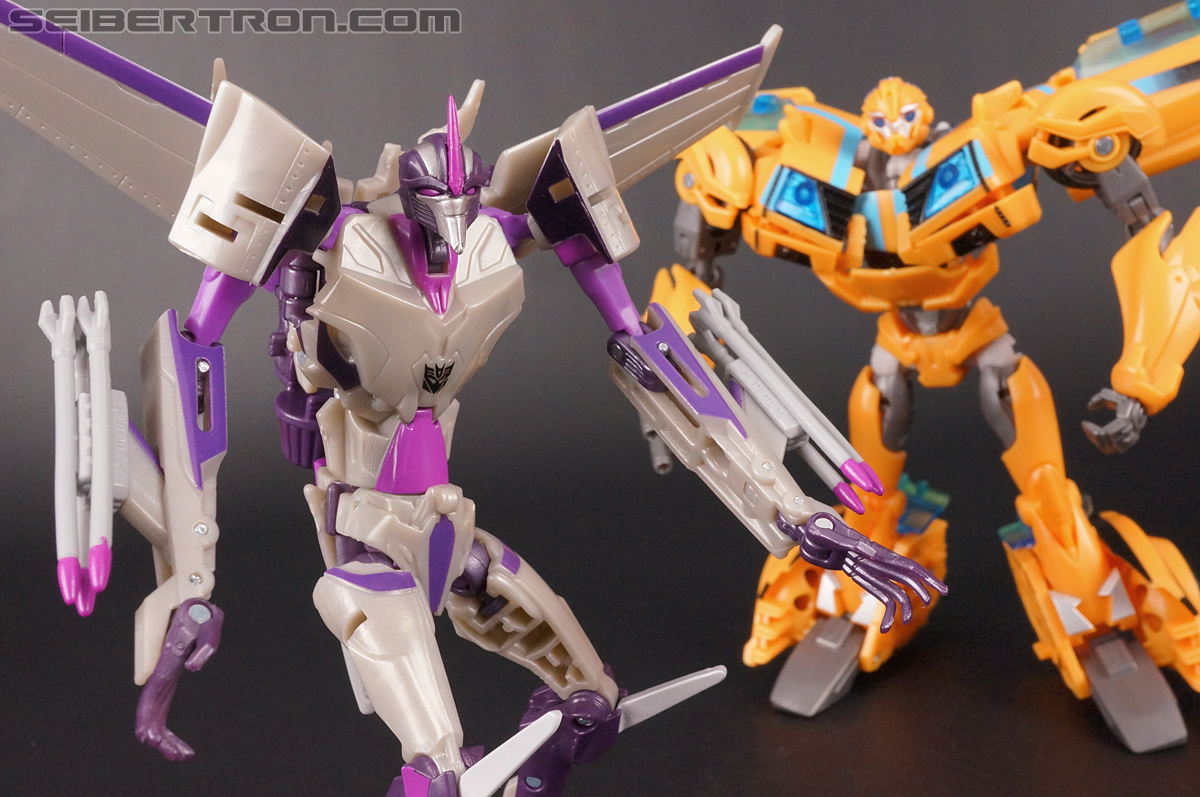 New Toy Galleries: Transformers Prime "Robots in Disguise" Bumblebee vs. Starscream Entertainment Pack with Leland "Silas" Bishop & MECH Soldier