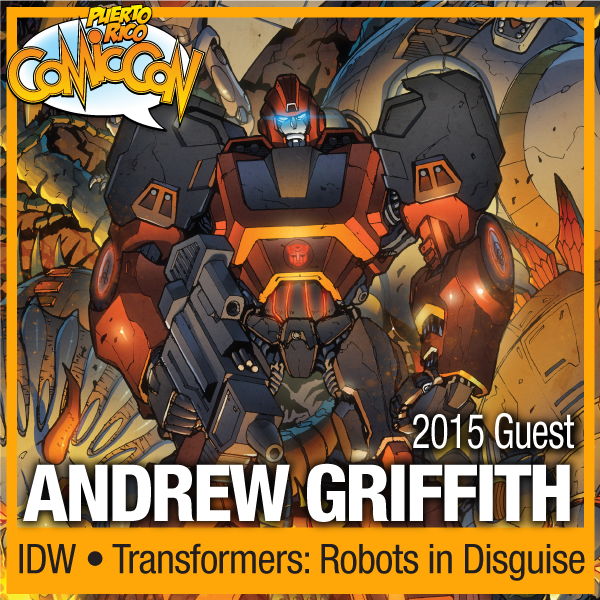 Puerto Rico Comic Con 2015 - Andrew Griffith Announced