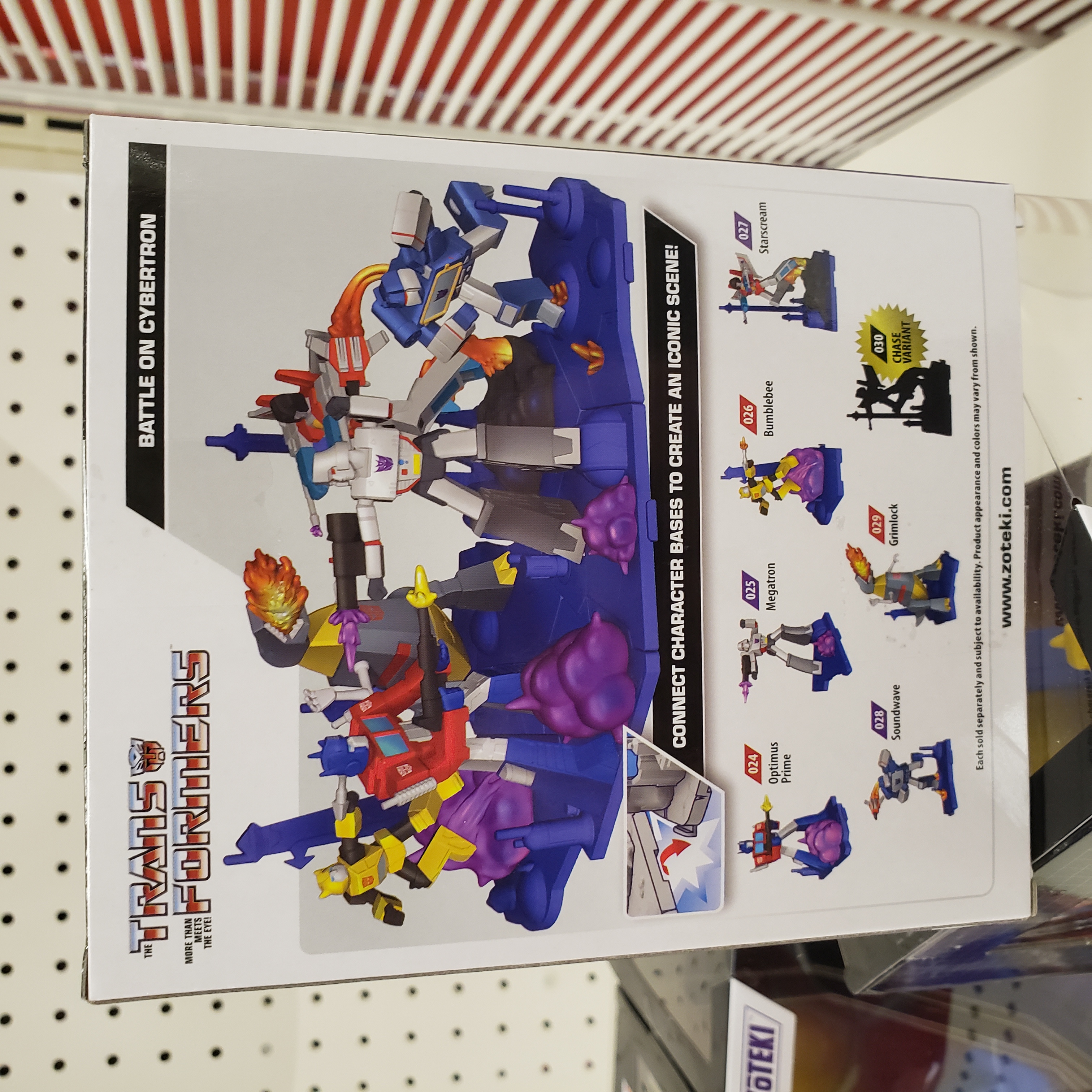 Zoteki Collectible G1 Transformers Statues with Connecting Bases Being Sold at Target