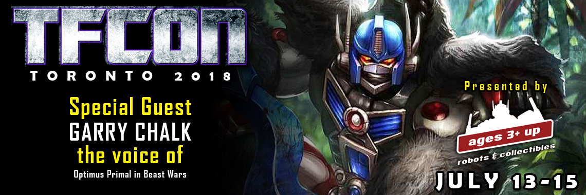 Transformers Voice Actor Garry Chalk to attend TFcon Toronto 2018