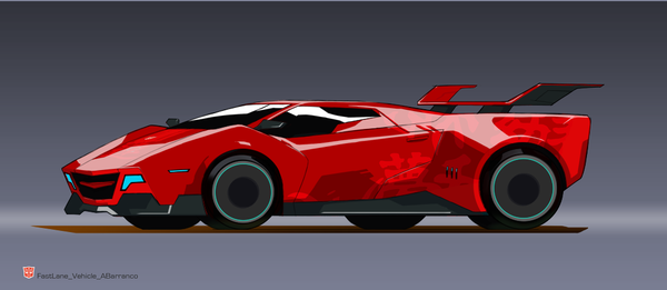 Transformers Robots In Disguise (Animated Series) Sideswipe Concept Art