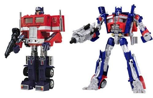 Official Product Images of Transformers Chronicle Series - Optimus Prime and Megatron
