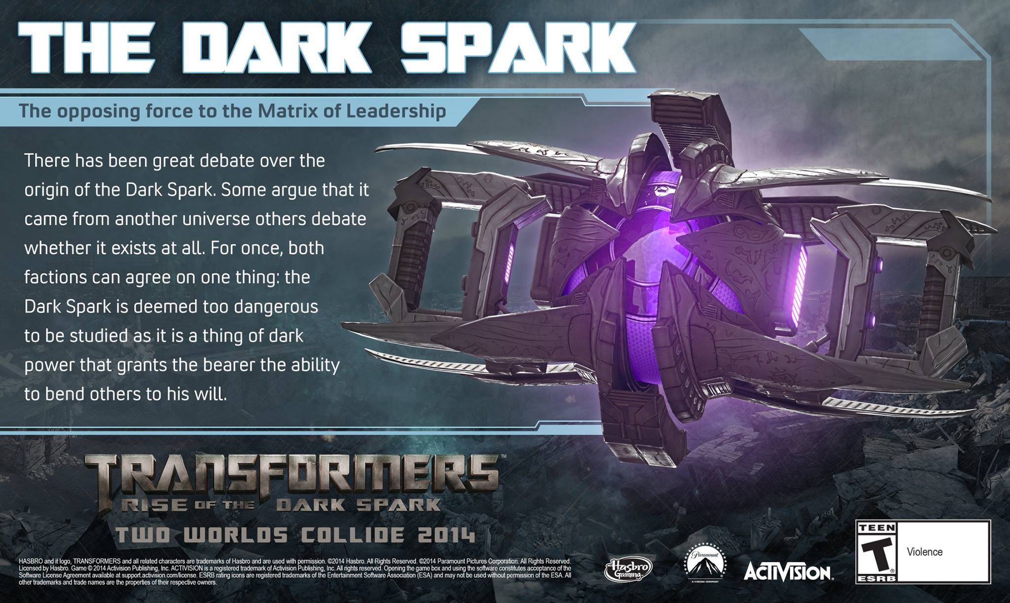 Transformers: Rise of the Dark Spark - The Dark Spark Revealed