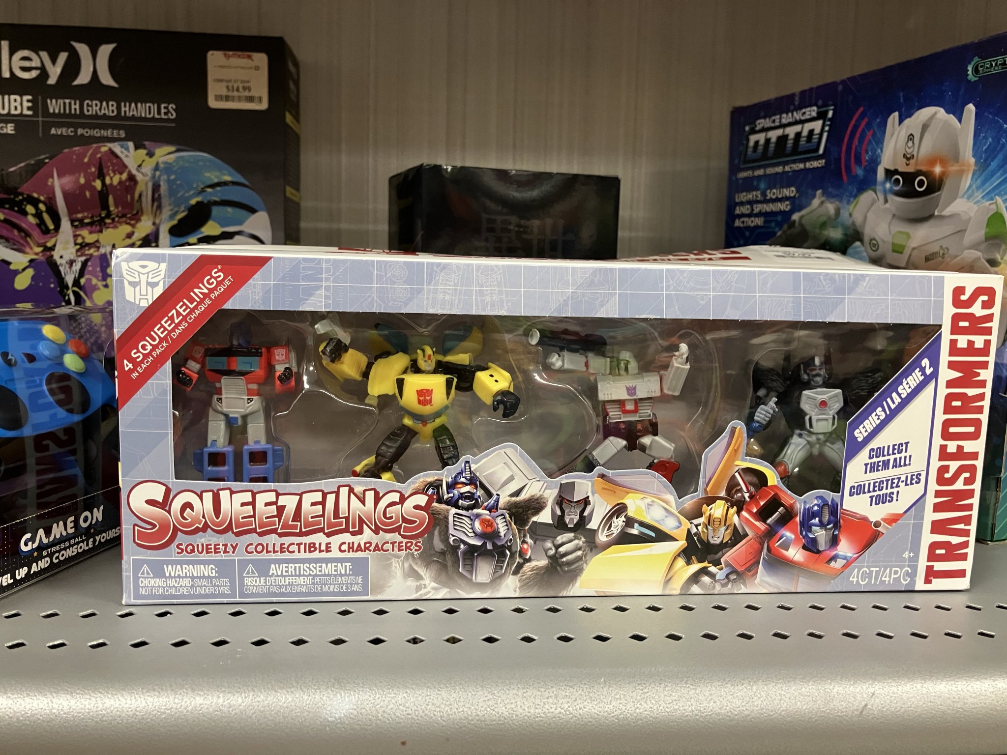 Transformers Squeezelings 4 Pack Found in the US