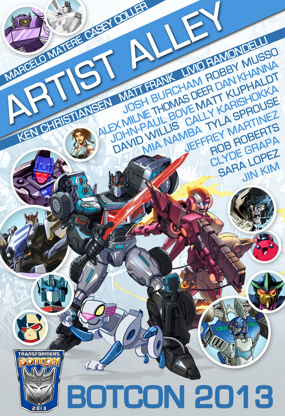 BotCon 2013 Artist Alley Update: Marcelo Matere and Over 20 Other Artist Confirmed!