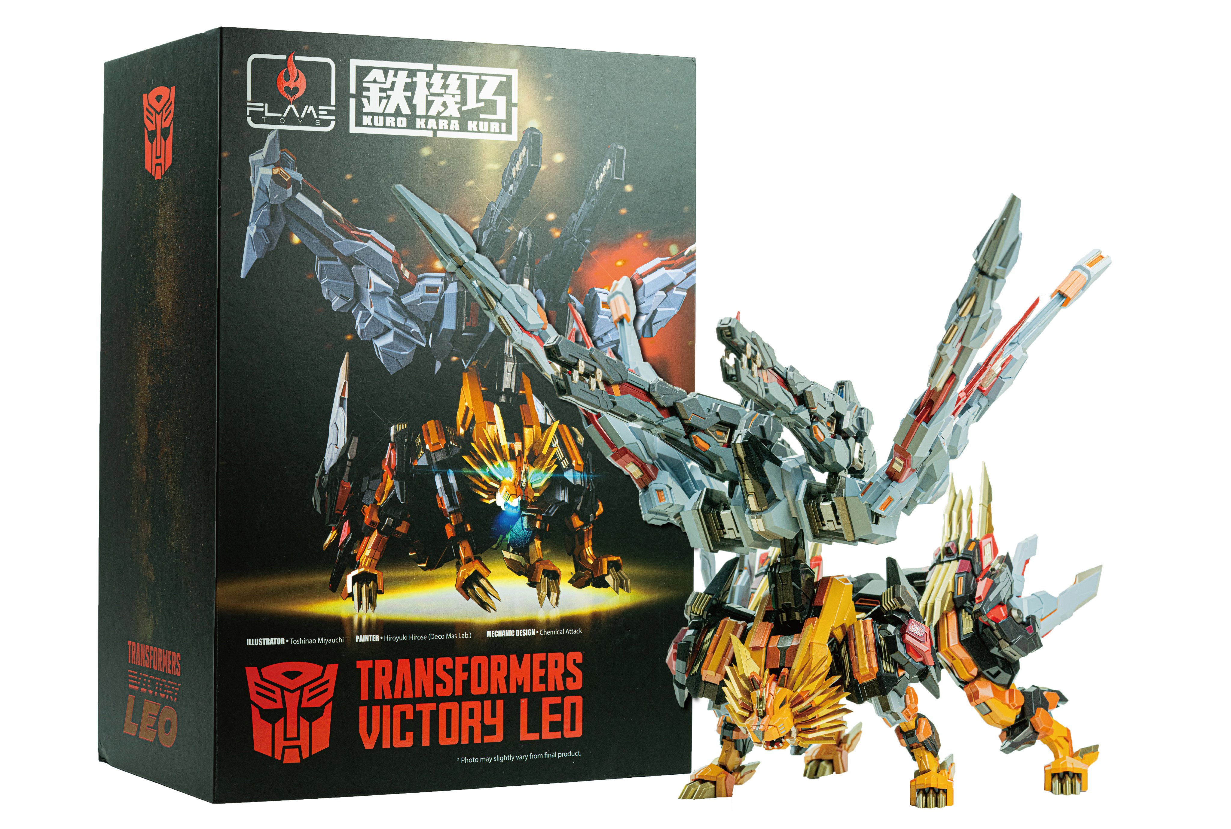New Images of Flame Toys Kuro Kara Kuri Victory Leo and Additional Victory Saber Images