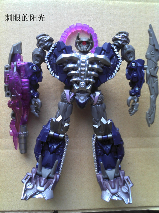 Transformers DOTM Voyager Shockwave Repaint  #2 /    Updated with Robot Mode Image