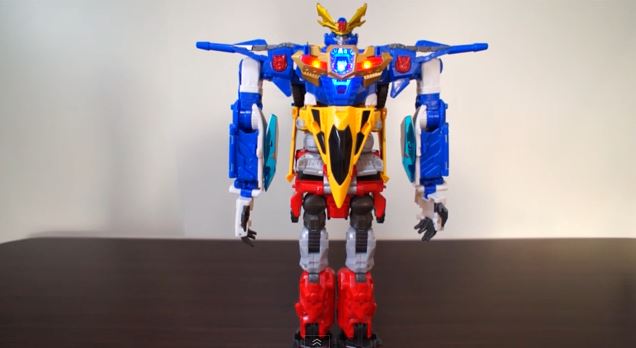 Japanese Language Review of Transformers Go! Jinbu, Ganoh and GoKenzan