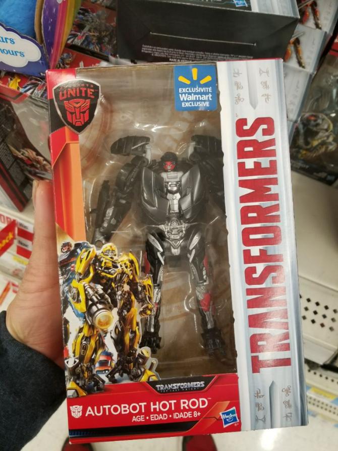 Deluxe Hot Rod from Transformers: The Last Knight Finally Found at Walmart Stores in Canada