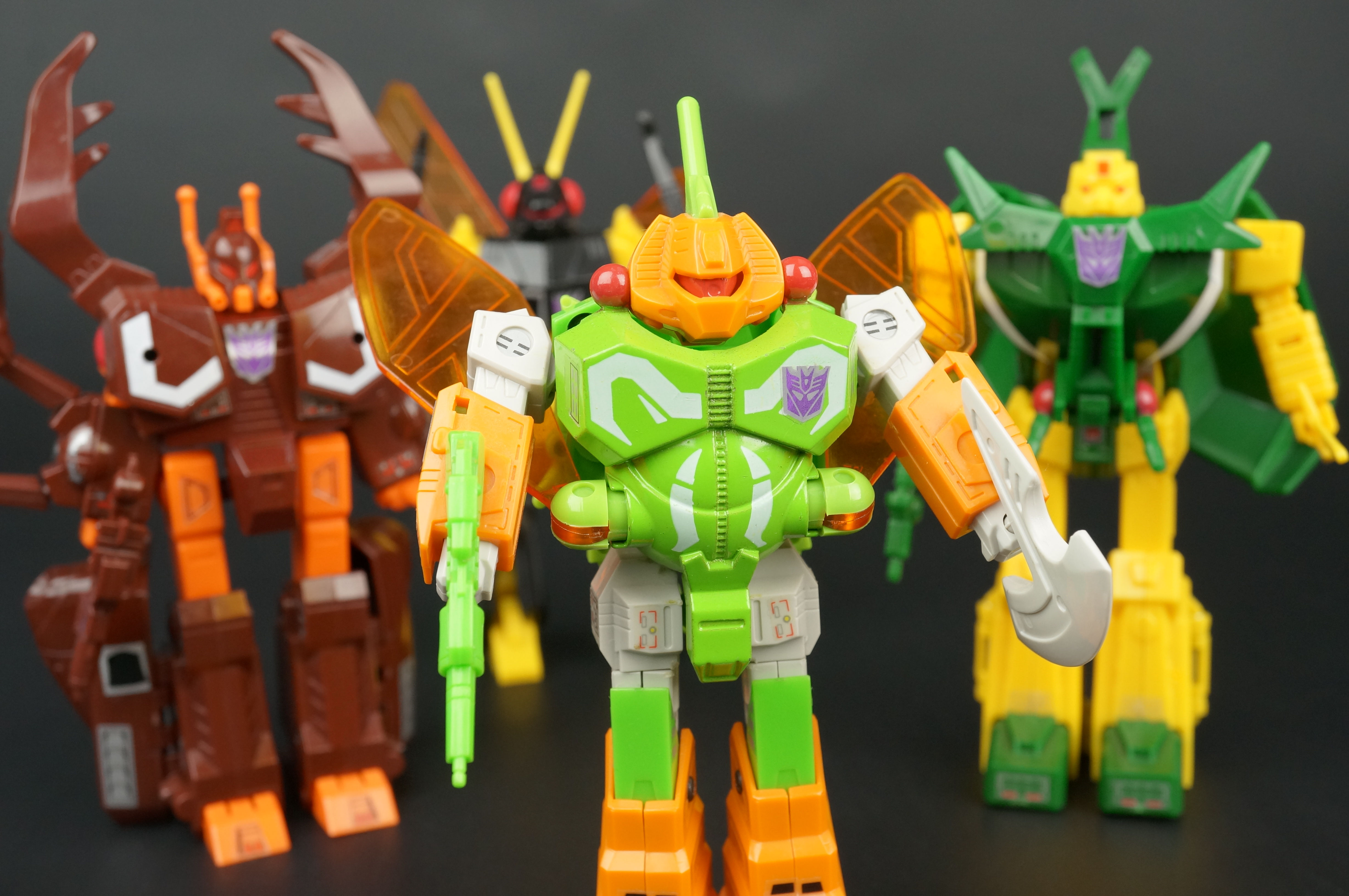 New Galleries: G1 Deluxe Insecticons Venom, Chop Shop, Barrage, and Ransack
