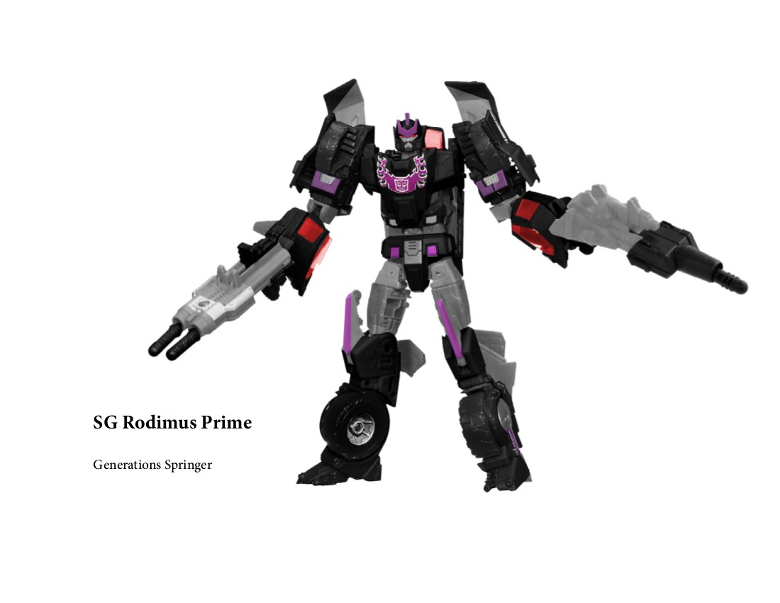 The Botcon Toys That Never Were: TFSS 6.0, Botcon 2011 Cancelled Ideas