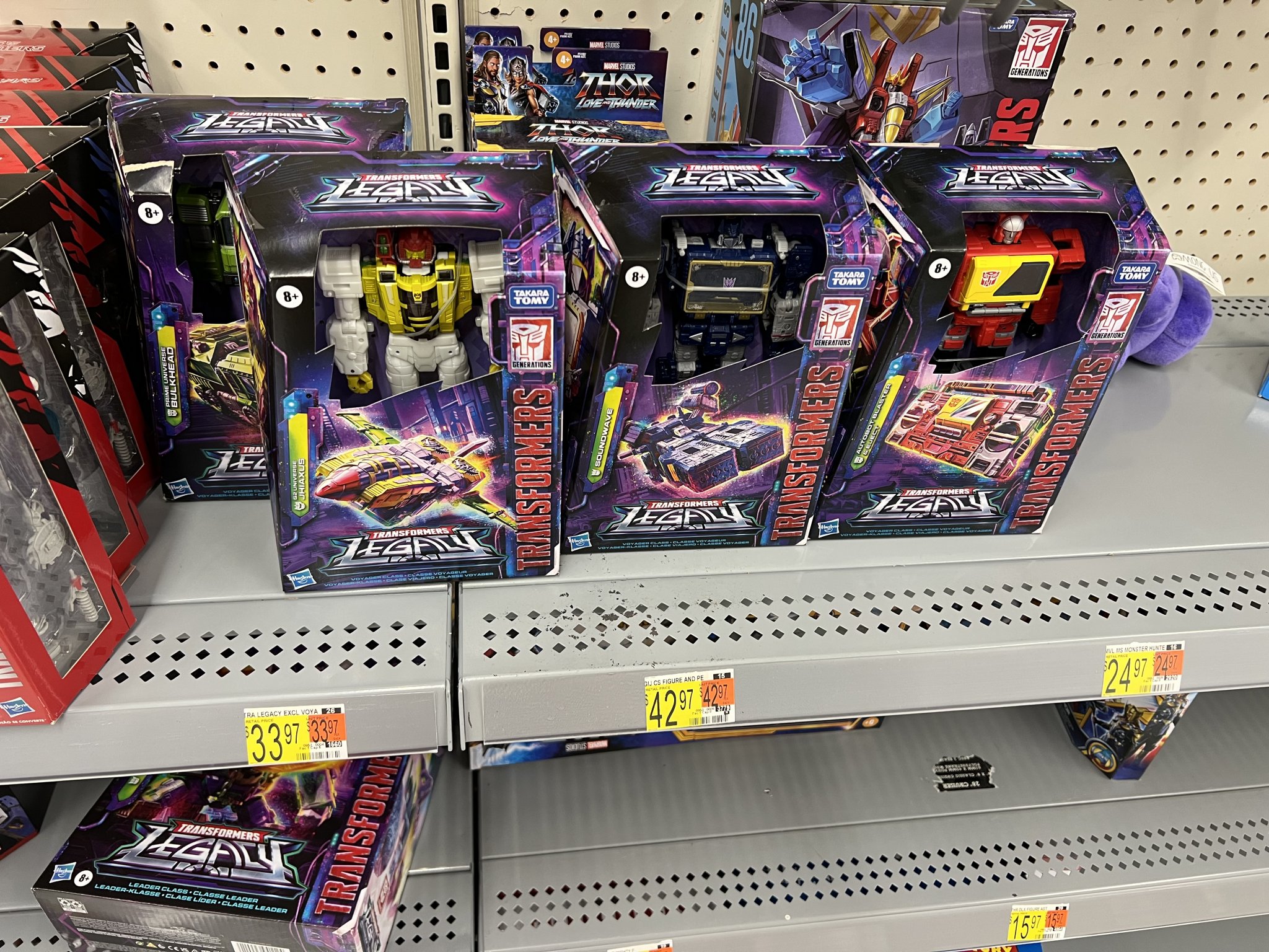 Transformers Legacy Jhiaxus and Soundwave found at Walmart in the US