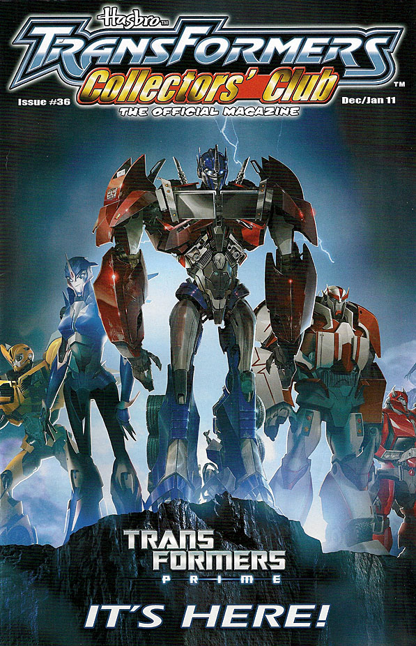 Transformers Collectors' Club issue #36 has started to arrive