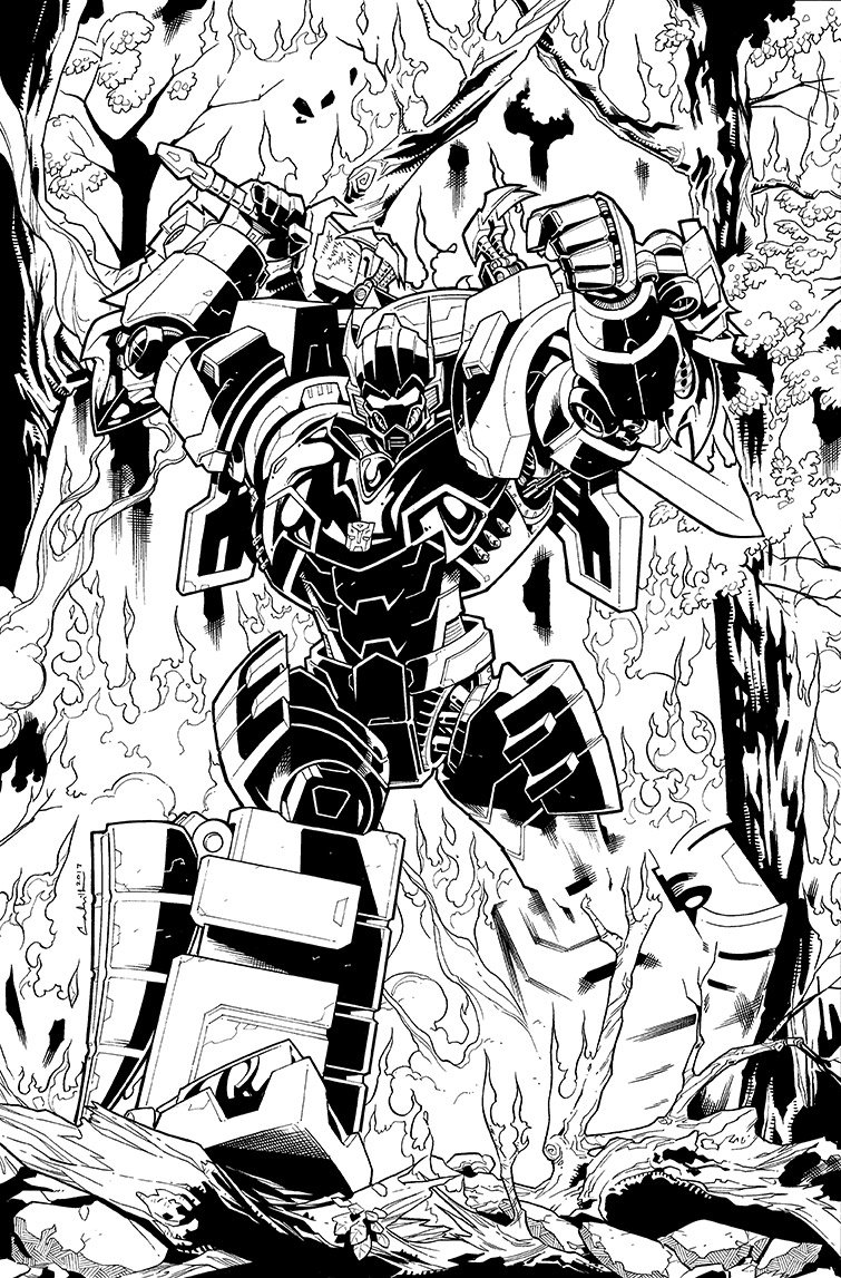 IDW Transformers: Lost Light #14 Lineart posted!