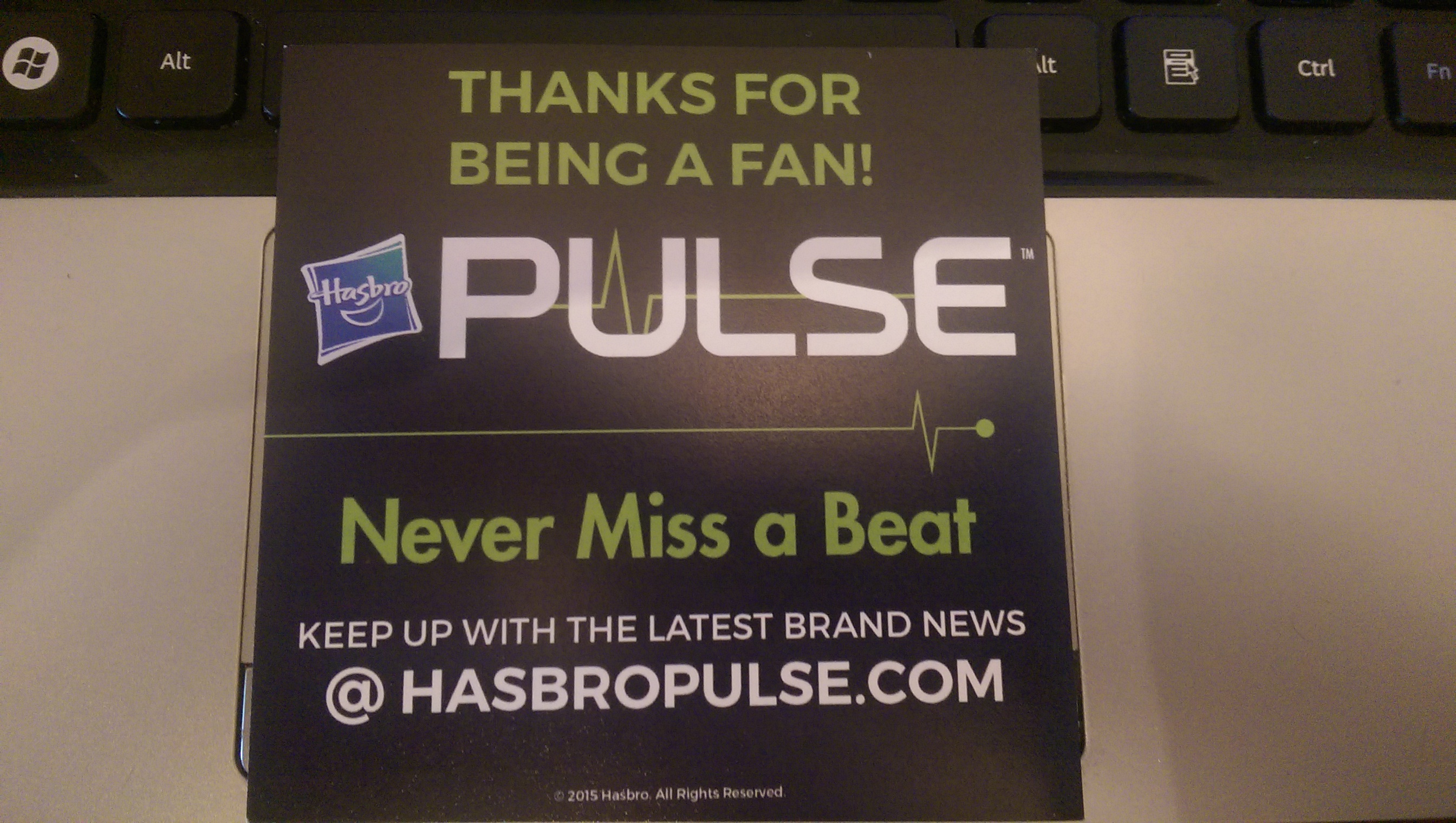 Hasbro Pulse Welcome Packages Arriving Now