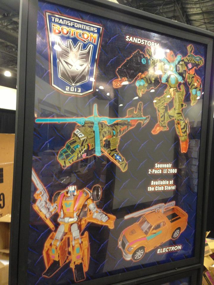 BotCon 2013 Souvenir 2-Pack Sandstorm and Electron