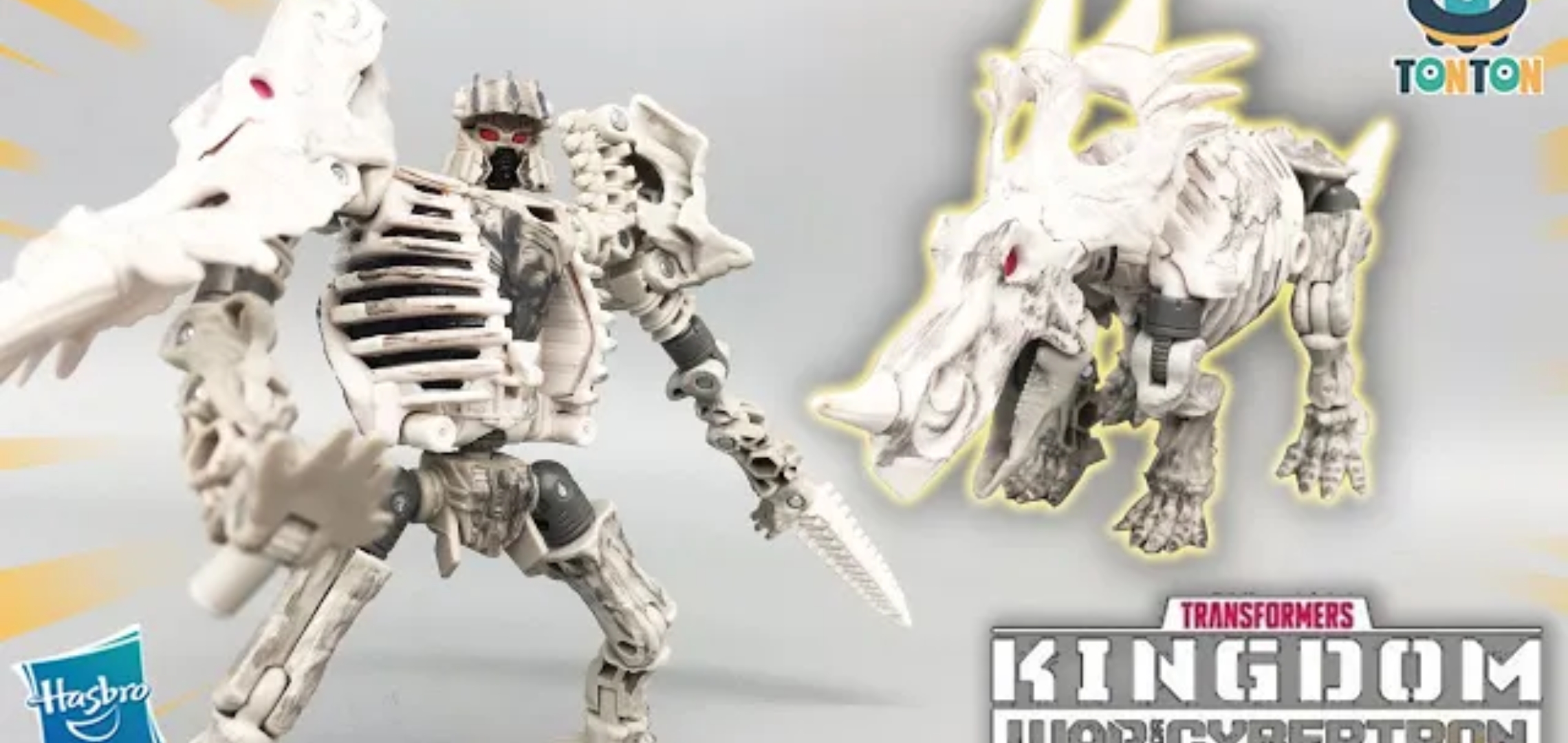 New Video Review of Transformers Kingdom Deluxe Class Fossilizer Ractonite