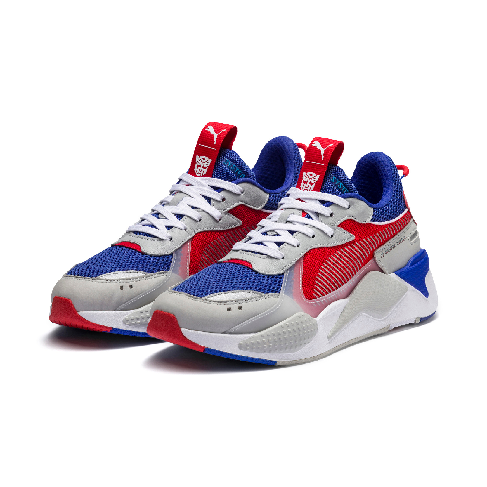 Official photos and product description of the RS-X Transformers Pack (Puma and Hasbro)