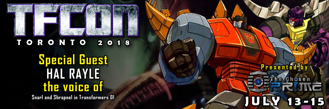 Voice Actor Hal Rayle to Attend TFcon Toronto 2018