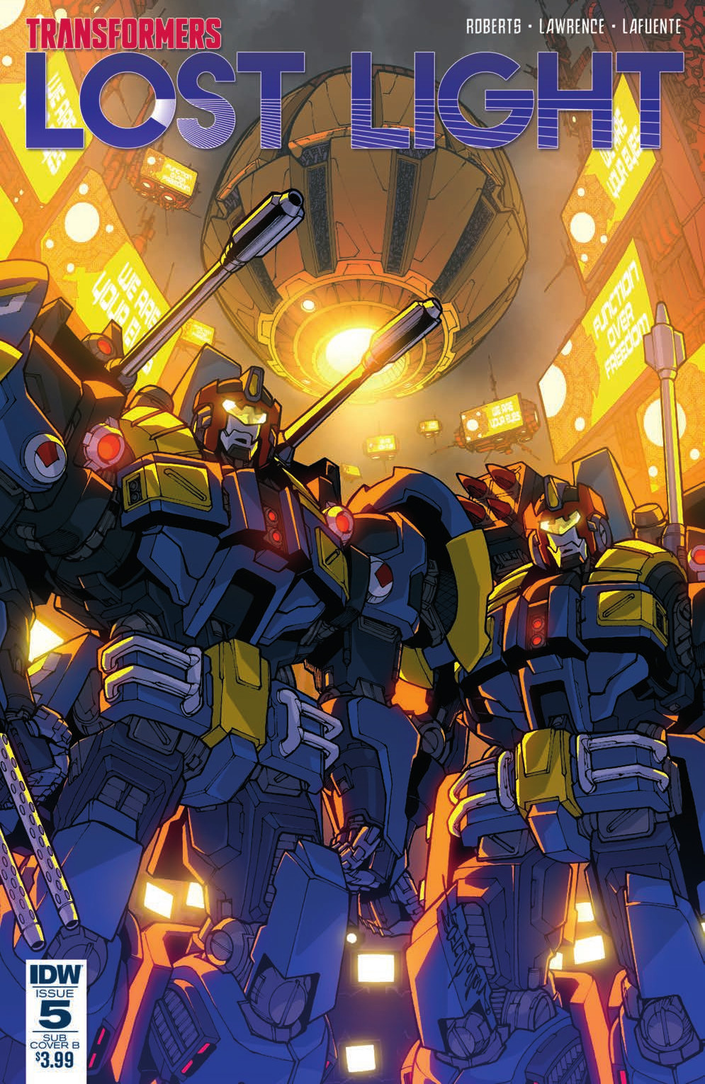 Review of IDW Transformers: Lost Light #5