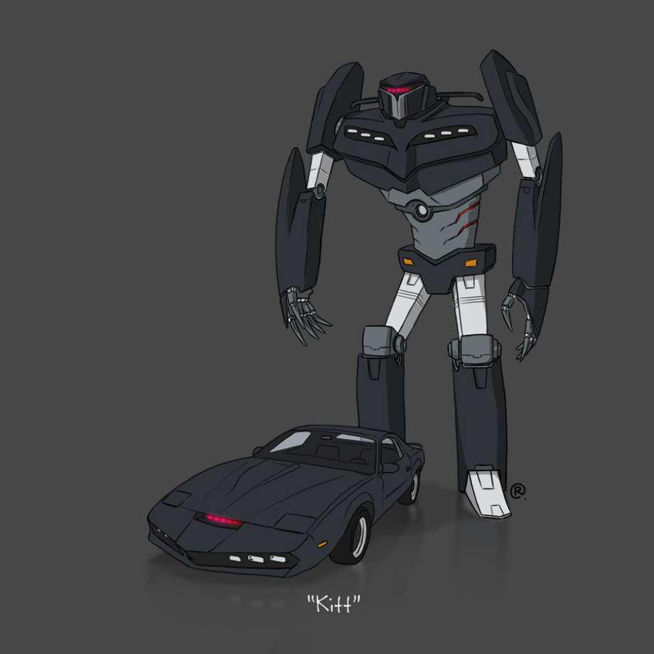 80's TV Show Vehicles Reimagined As Transformers
