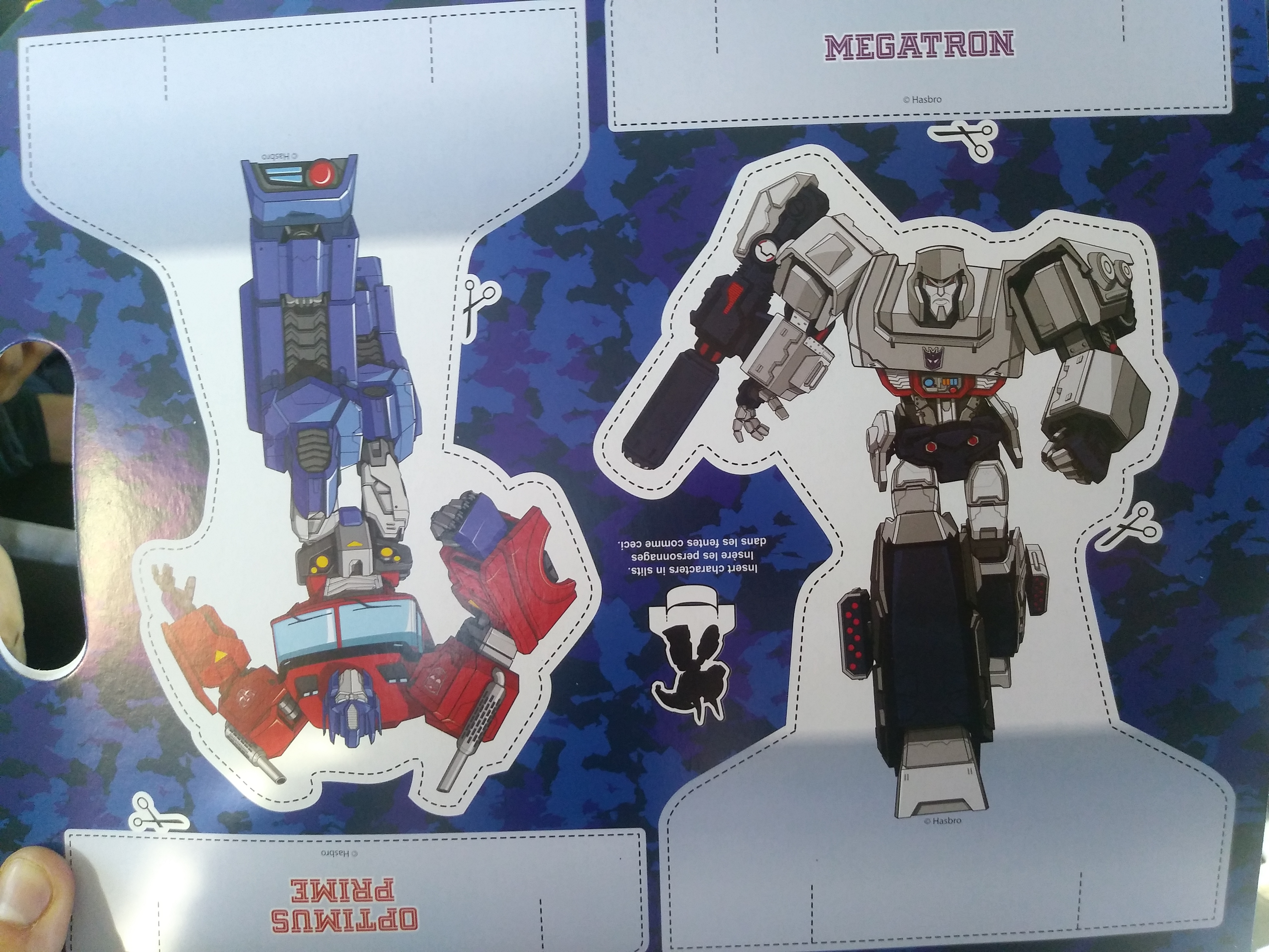 Megacolour Activity Book Featuring Evergreen Transformers Designs with Stickers and Cutouts