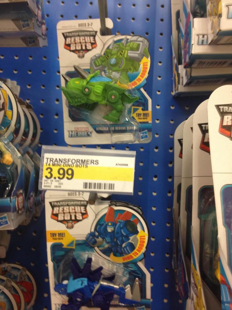 Transformers: Rescue Bots Minibots Boulder and Chase Sighted at US Retail