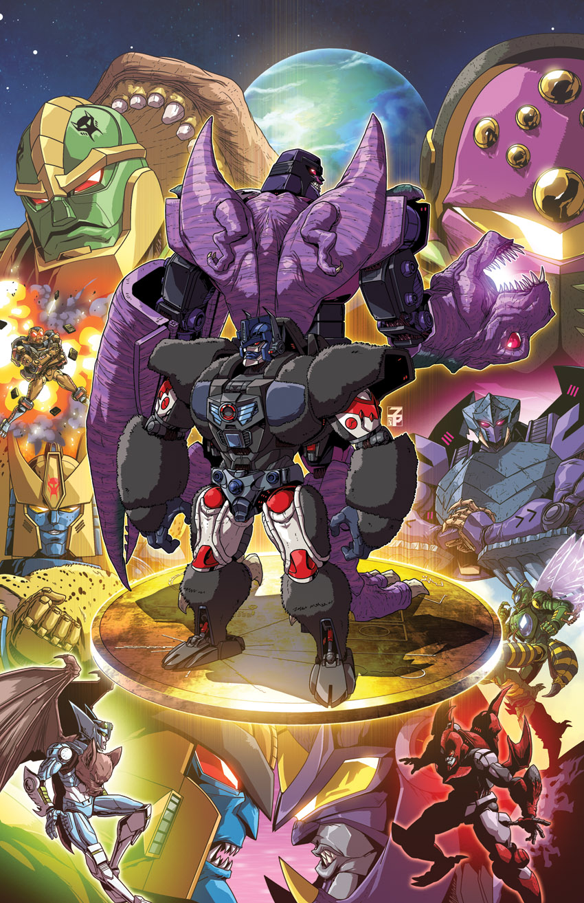 Josh Perez Shares Clean Retailer Incentive Cover Art For IDW Beast Wars #3