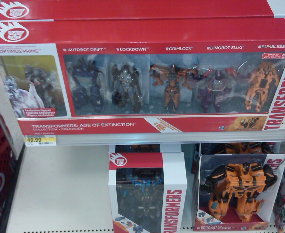 Transformers: Age of Extinction Target Exclusive One-Step Collection at US Retail