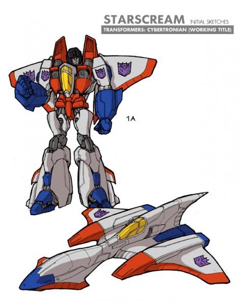 Transformers: Robots in Disguise Starscream Concept Art