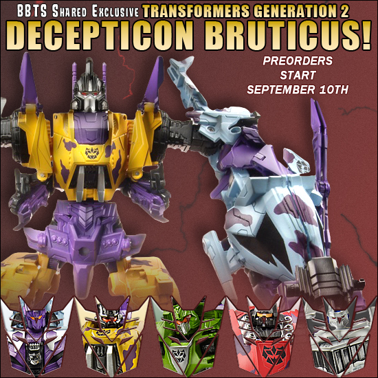 BBTS Sponsor News: G2 Bruticus, NECA Portal, DC & Much More