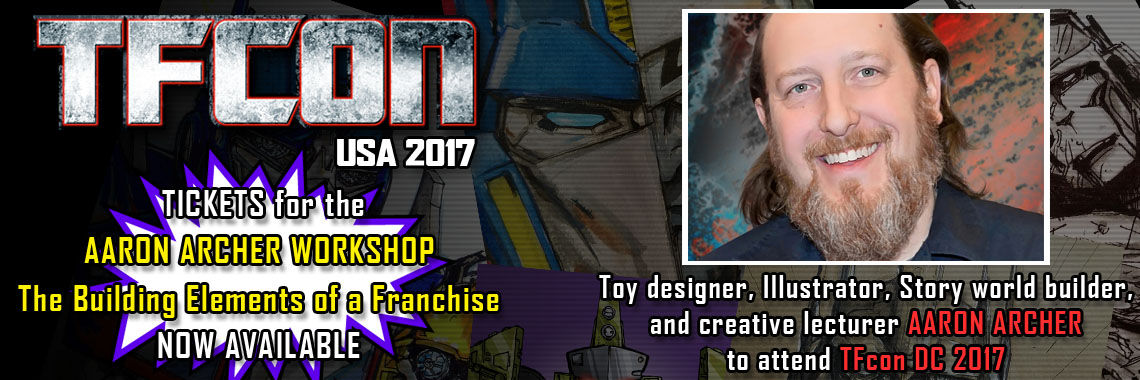Transformers Designer Aaron Archer to Attend TFcon USA 2017