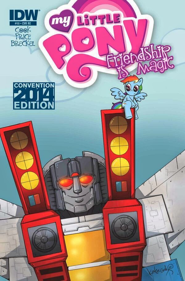 My Little Pony #19 Transformers Crossover Convention Exclusive Cover Revealed