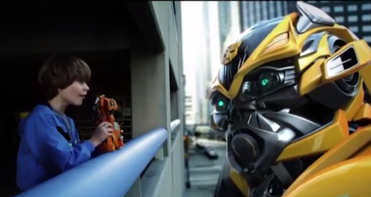 Transformers: Age of Extinction Mega One-Step Bumblebee Commercial