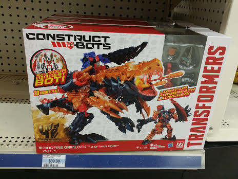 Construct-Bots Dinofire Grimlock showing up at Kmart