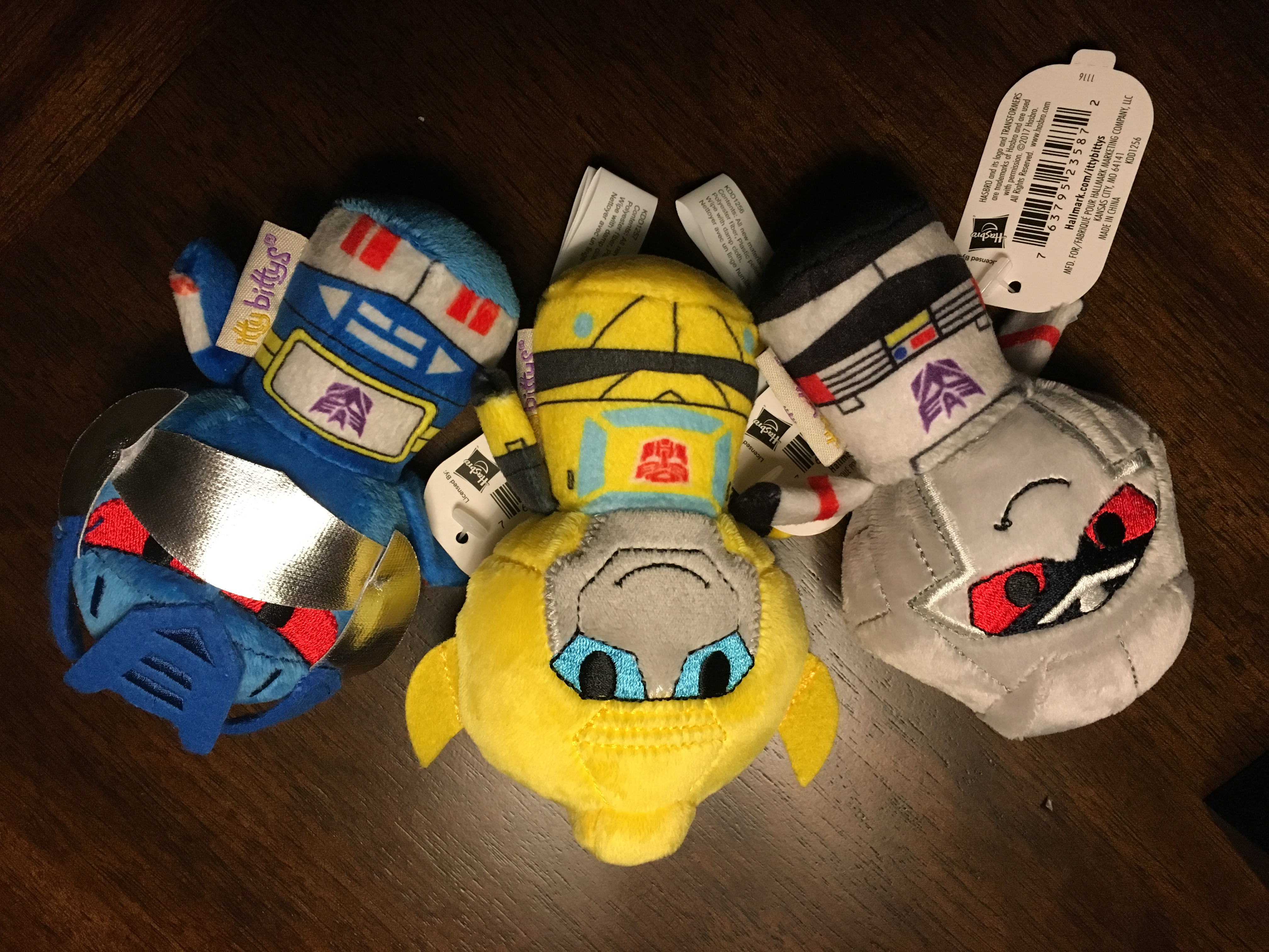 Transformers Itty Bittys Plush Spotted at Hallmark