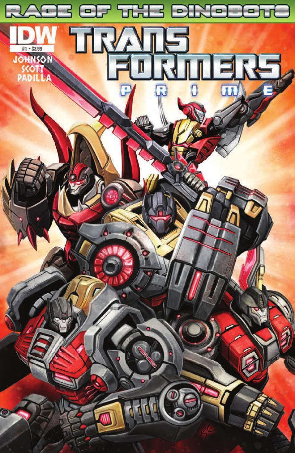 Transformers Prime: Rage of the Dinobots #1 Preview