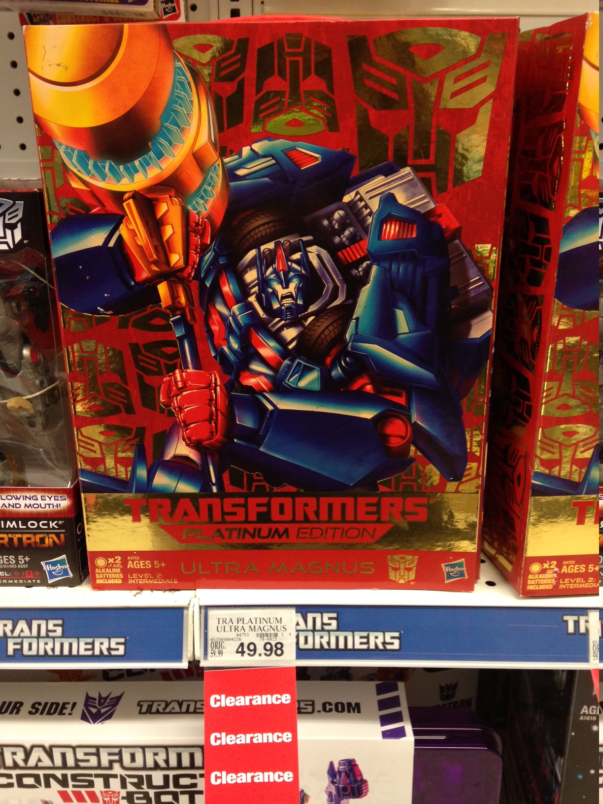 Transformers Platinum Edition Ultra Magnus on Clearance at Toys'R'Us