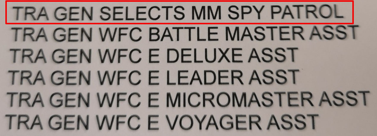 Transformers Generations Selects Micromaster Pack Listing Found