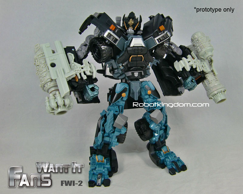 New Images of FWI-02 Weapons Upgrade for DOTM Leader Ironhide