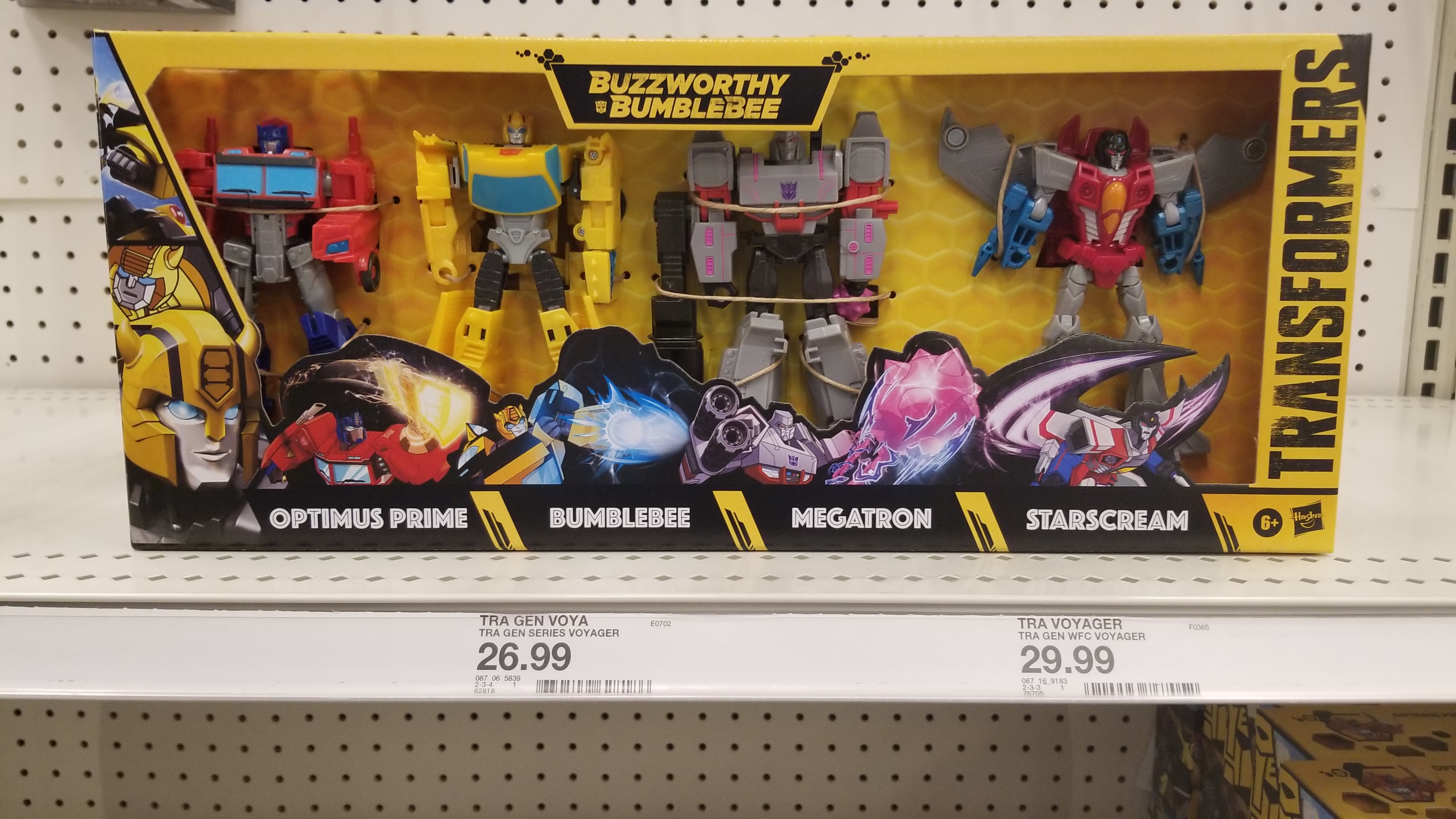 Transformers Buzzworthy Bumblebee Cyberverse 4 Pack Found in US