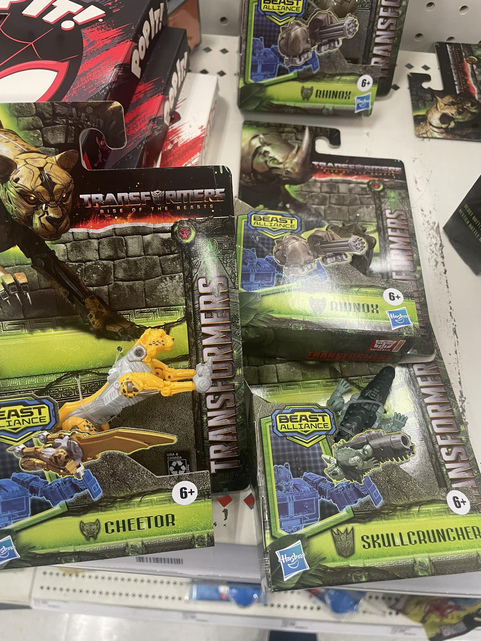 All Initial Gimmick Toys from the Transformers Rise of the Beasts line have been found in the US