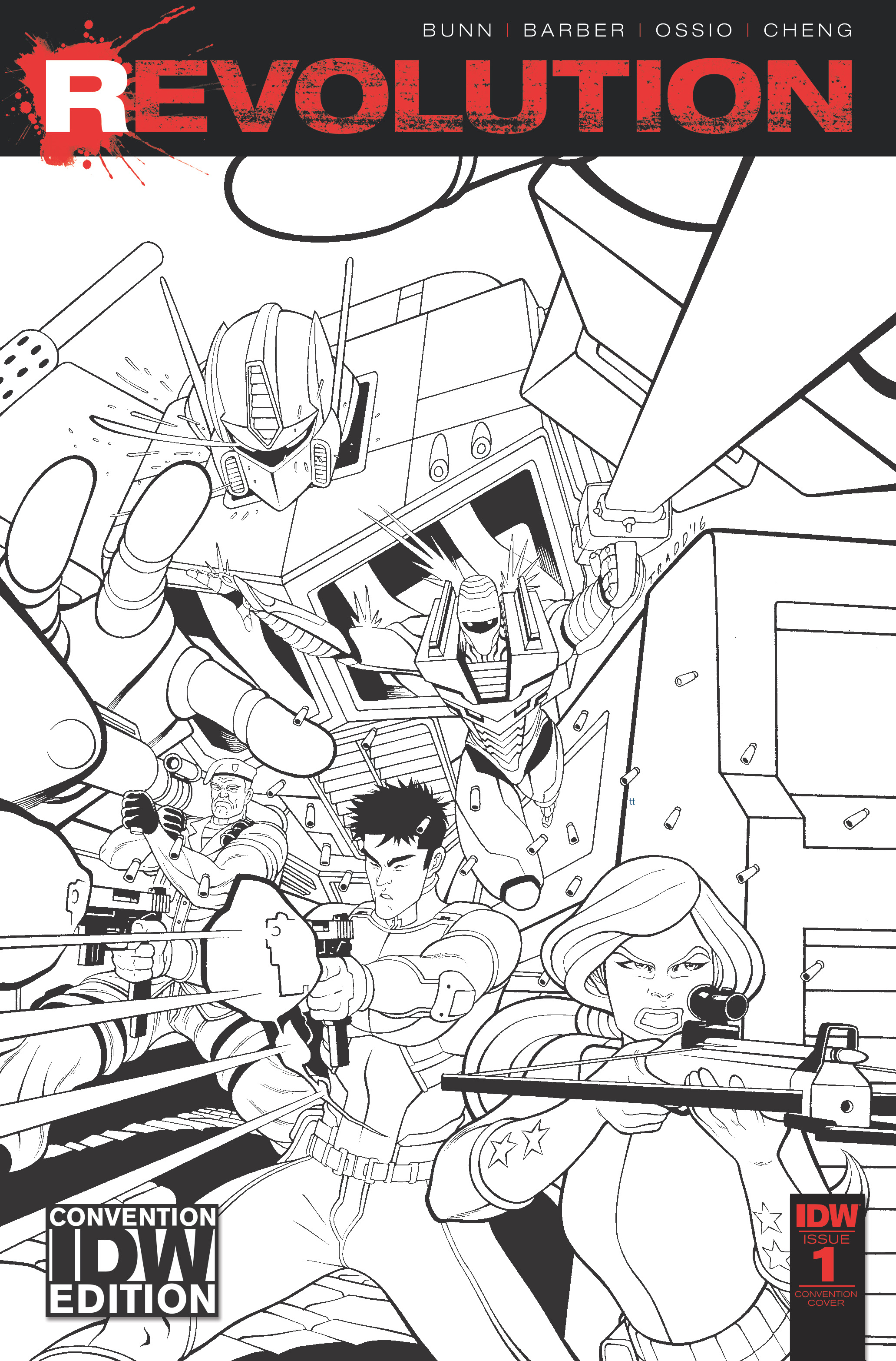 IDW NYCC 2016 Exclusive Revolution Cover and Press Release