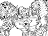 Nick Roche's Beast Wars Sourcebook Line Art
