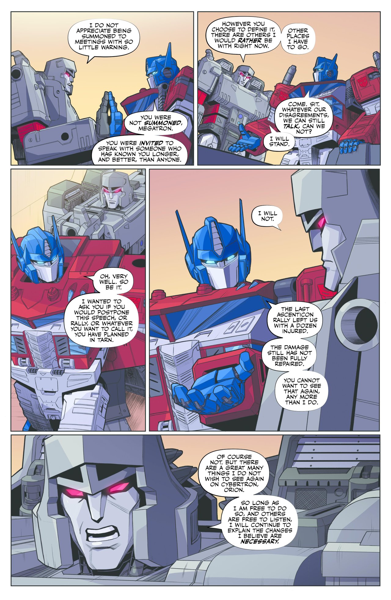 Preview and Interview for New IDW Transformers Comic Featuring Siege Designs